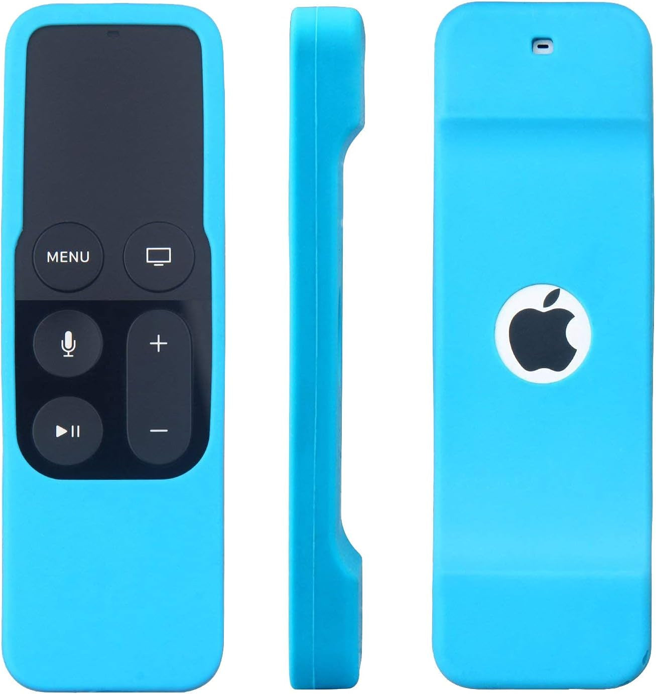 Remote Case Compatible with Apple TV 4K (5Th) and 4Th Generation,  Shock Proof Silicone Remote Cover Case Compatible with Apple TV 4Th Gen 4K 5Th Siri Remote Controller - Blue